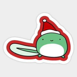 Santa Hat Tadpole Sticker